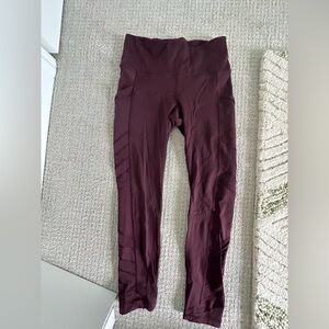 Athleta Women's Burgundy leggings